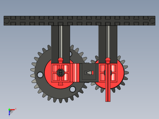 ft-Model 4 曲柄齿轮 2乐高俯视缩略图