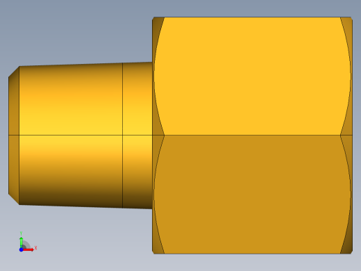 扩口式工业通用硬管接头Female Flare to Male Pipe Thread664FHD-4-2前视缩略图