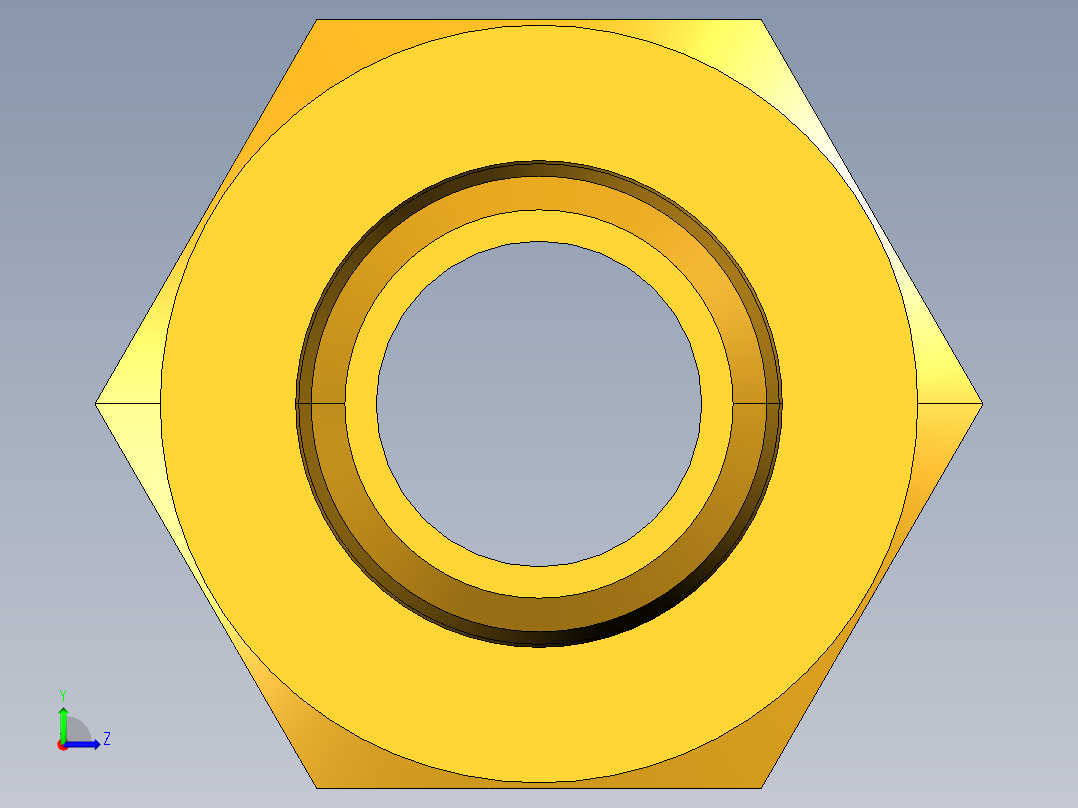 扩口式工业通用硬管接头Female Flare to Male Pipe Thread664FHD-6-4左视图