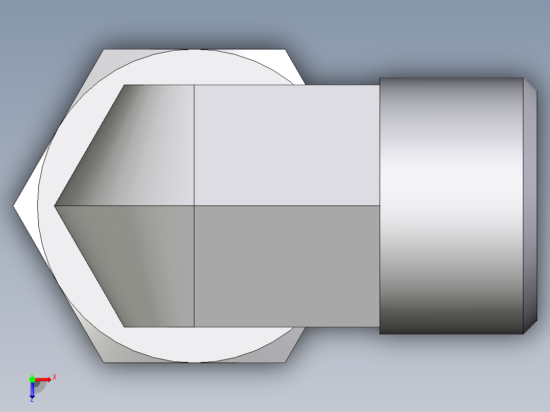 卡套式工业通用硬管接头EO_Swivel_nut_elbow_EW12LOMD71俯视图