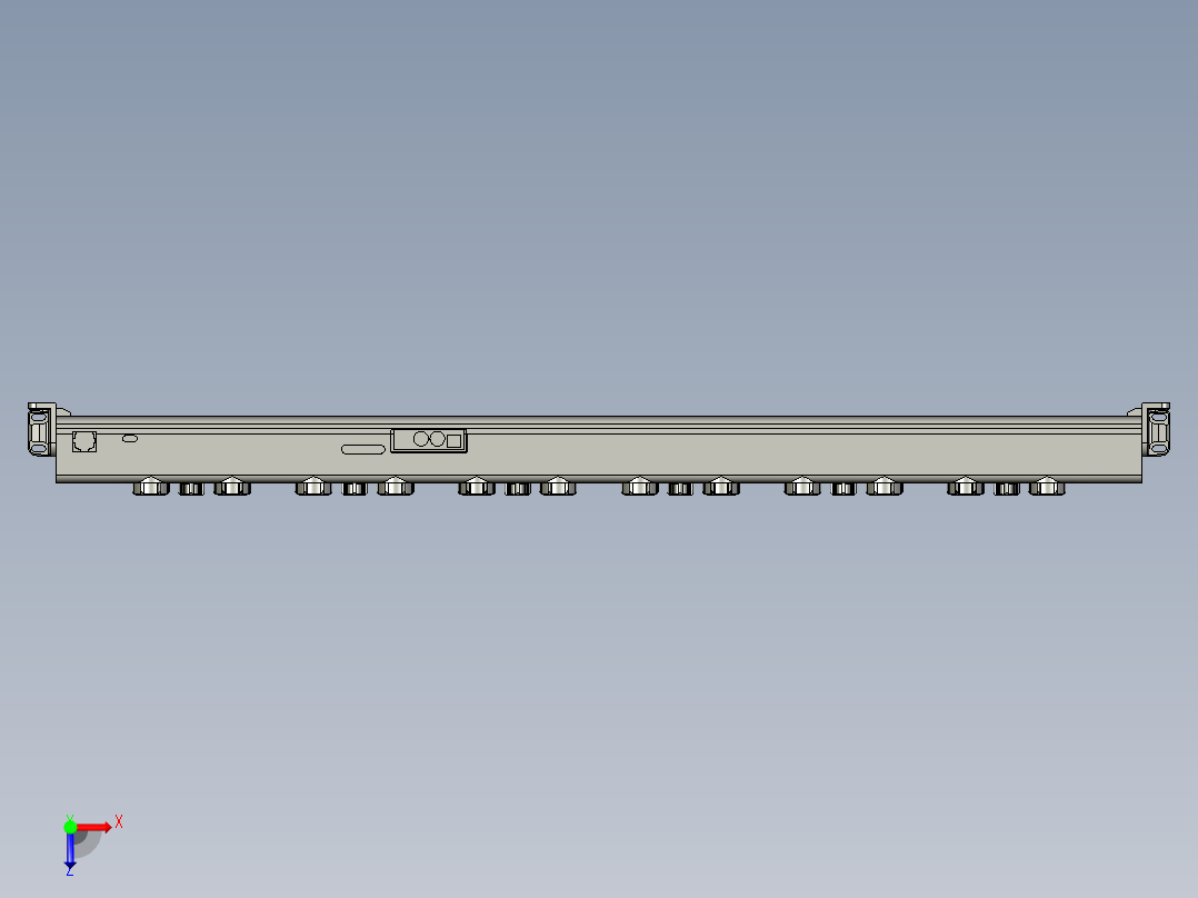 基恩士SJ-H084_kc图纸模型俯视图