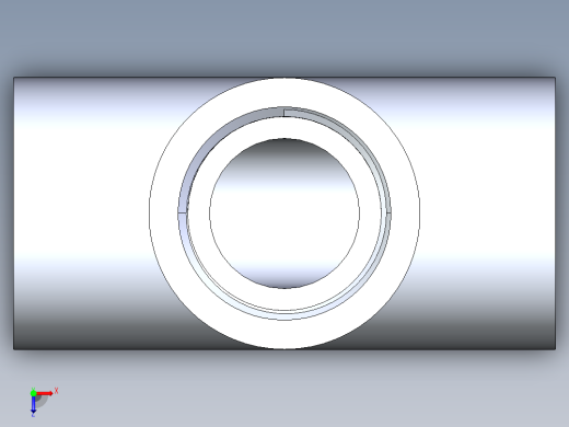 CPVC管件04-Sch80_Tee_FPTxFPTxFPT_9805-010_1in俯视缩略图