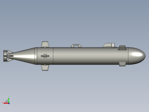无人水下航行器（UUV）--stp后视缩略图
