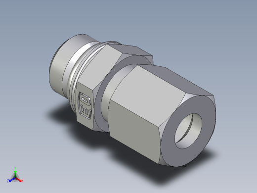 卡套式工业通用硬管接头EO_Male_Stud_connector_GEO06LLMCF