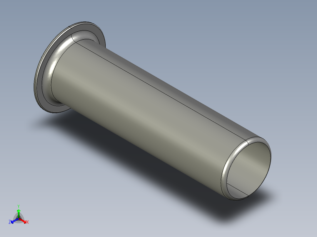 软管与硬管连接用工业通用接头0127_05_00正等轴测图