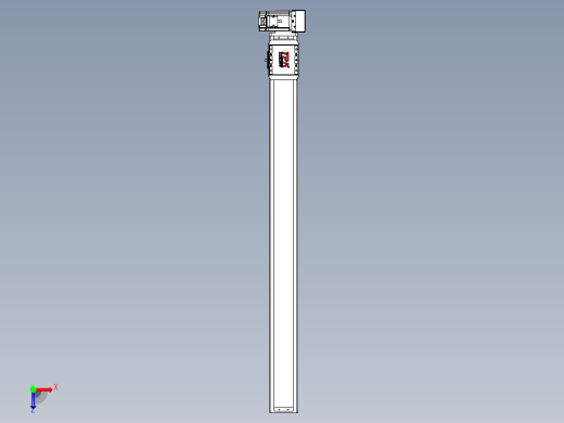 同步带全封闭直线模组TPA-HCB-85D-90-L950-LU-C-P20-N3俯视缩略图