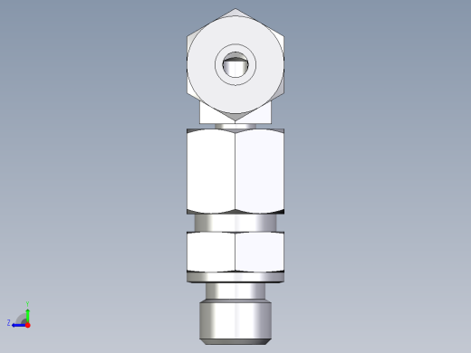 卡套式工业通用硬管接头EO_Assembled_adjustable_standpipe_elbow_EVW08SM71右视缩略图