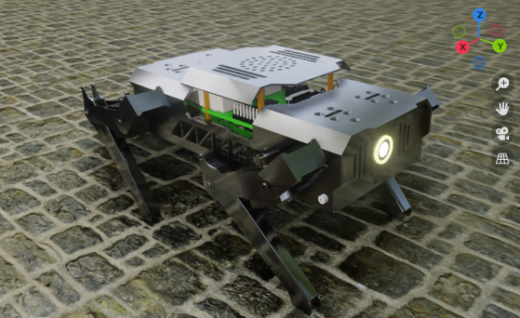 机械狗简易结构缩略图