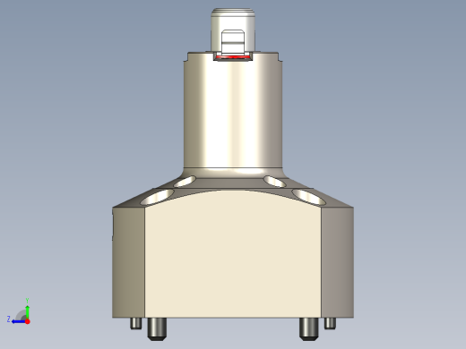KOSMEKSFA2000-G0A-120-H70多系列多零件图纸模型多系列多零件图纸模型右视缩略图