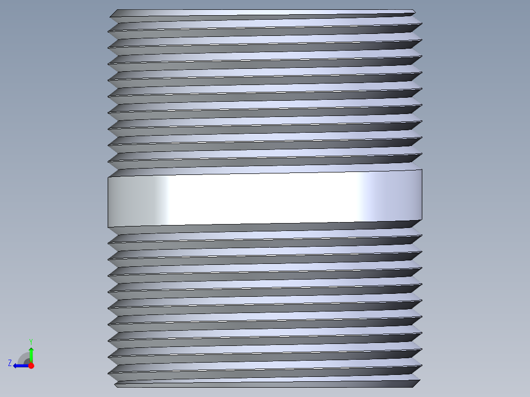 CPVC管件33-Sch80_Nipple_MPTxMPT_9861-171_1.25in x 2in右视图