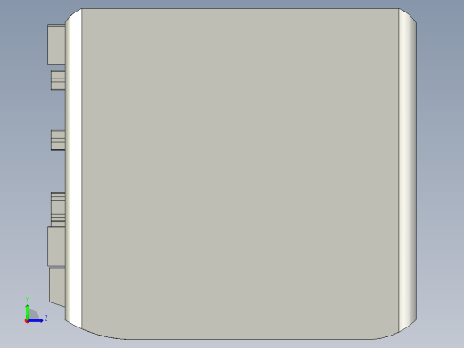 基恩士LK-G3001V_kc图纸模型左视缩略图