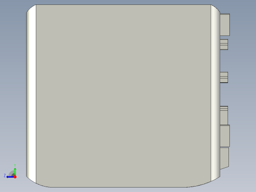 基恩士LK-G3001V_kc图纸模型右视缩略图