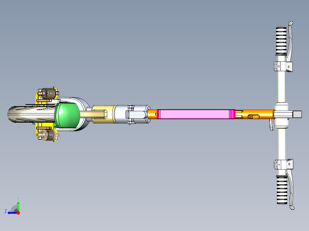 电动滑板车右视图