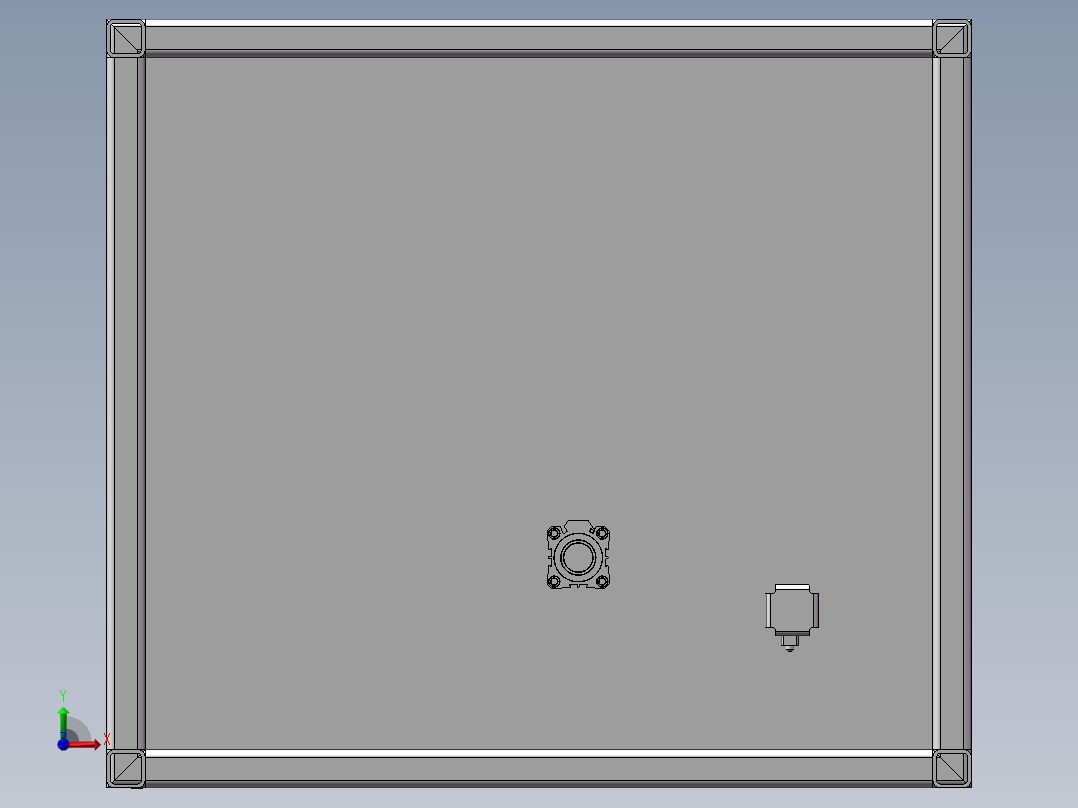 锡片自动装配机前视图