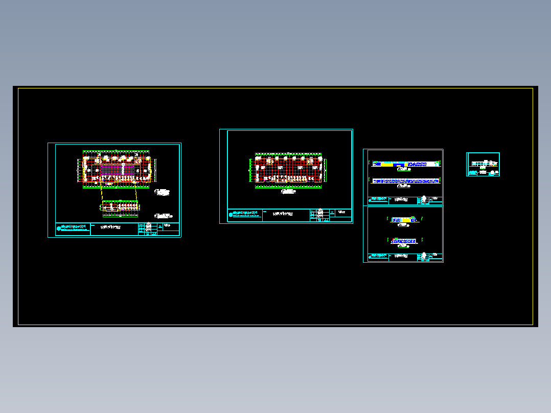 广西南宁同方公司钢结构厂房CAD