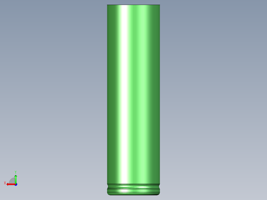 18650电池锂离子后视图