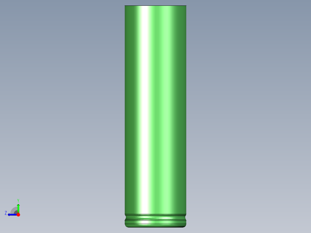 18650电池锂离子右视图