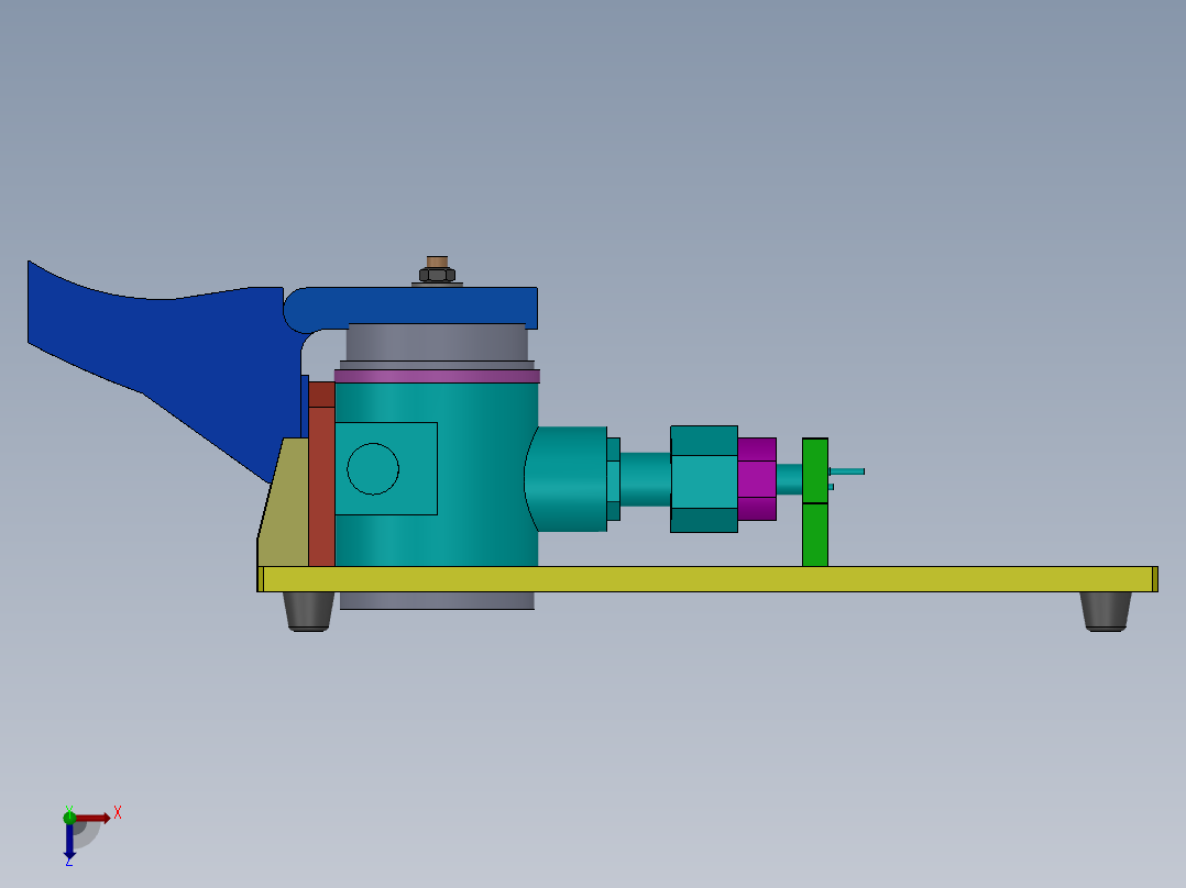 压盖检测机sw20可编辑俯视图