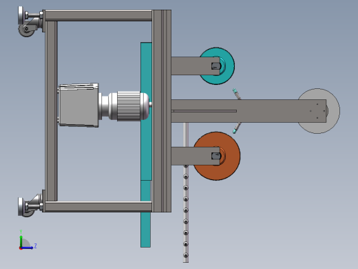 单体滚筒测试sw18可编辑左视缩略图