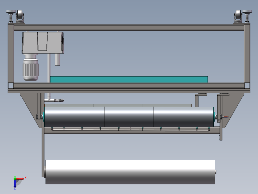 单体滚筒测试sw18可编辑俯视缩略图
