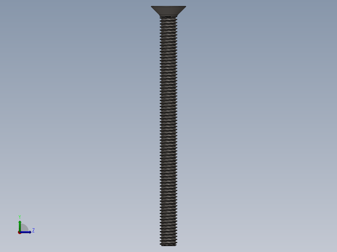Screw_ISO_10642_M4x55_A2.SLDPRT左视图