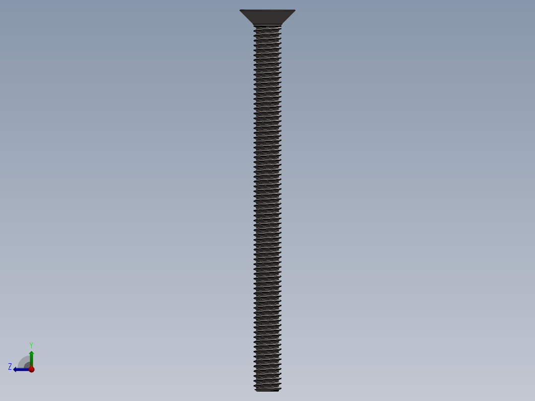 Screw_ISO_10642_M4x55_A2.SLDPRT右视图