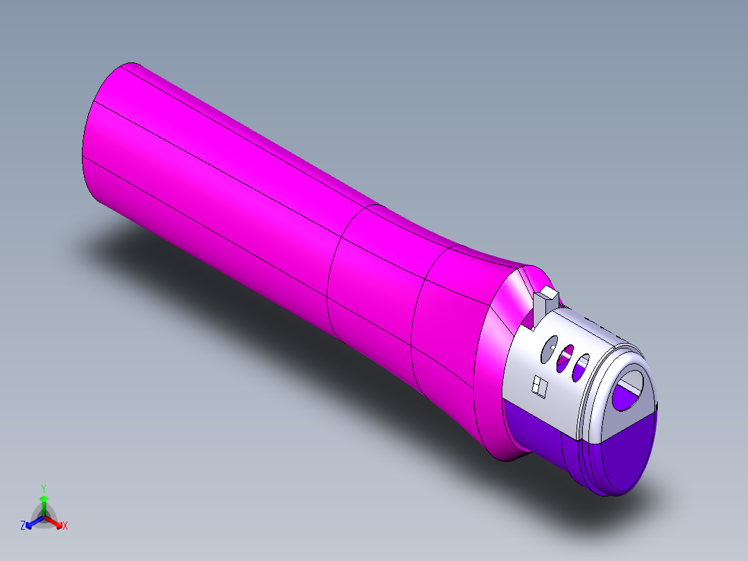 打火机正等轴测图