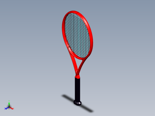 网球、网球拍(13)正等轴测缩略图