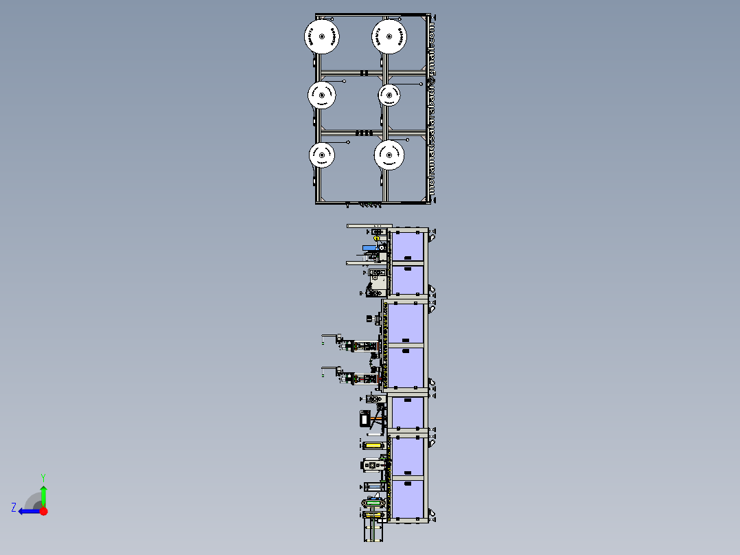流水线、生产线(29)右视图