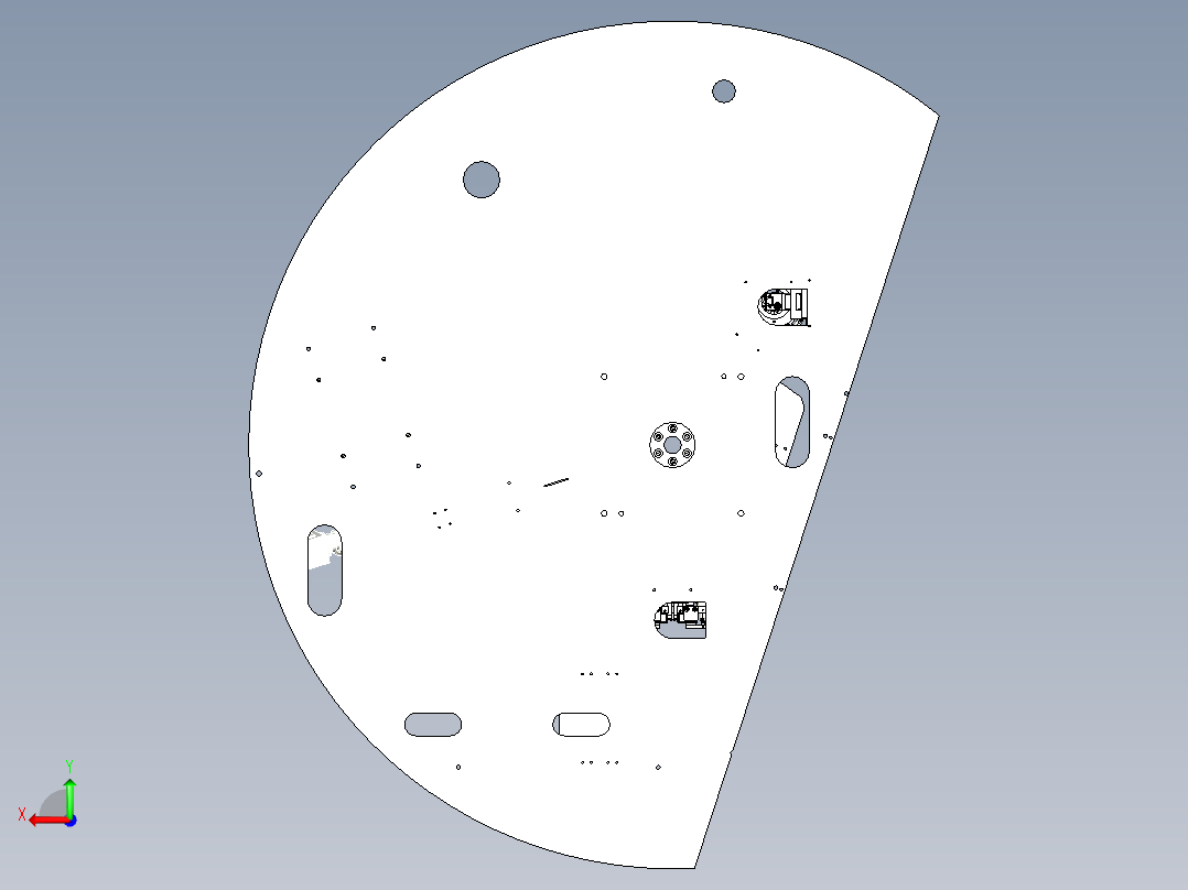 YZ-18汽车车灯透镜自动化调校转台后视图