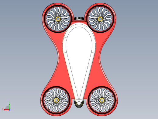 B2004420-悬浮车 未来交通工具后视缩略图