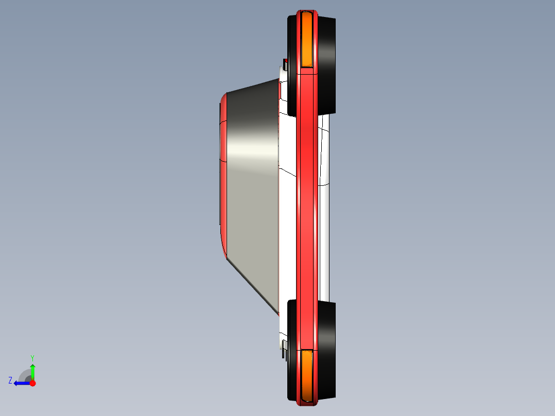 B2004420-悬浮车 未来交通工具右视图