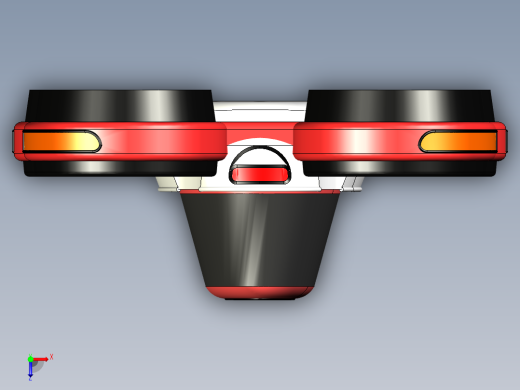 B2004420-悬浮车 未来交通工具俯视缩略图