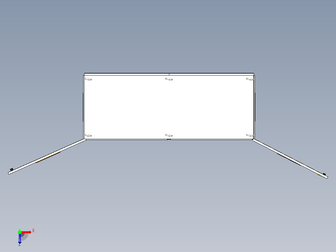 双柜组装接触器plc控制柜 56255俯视图