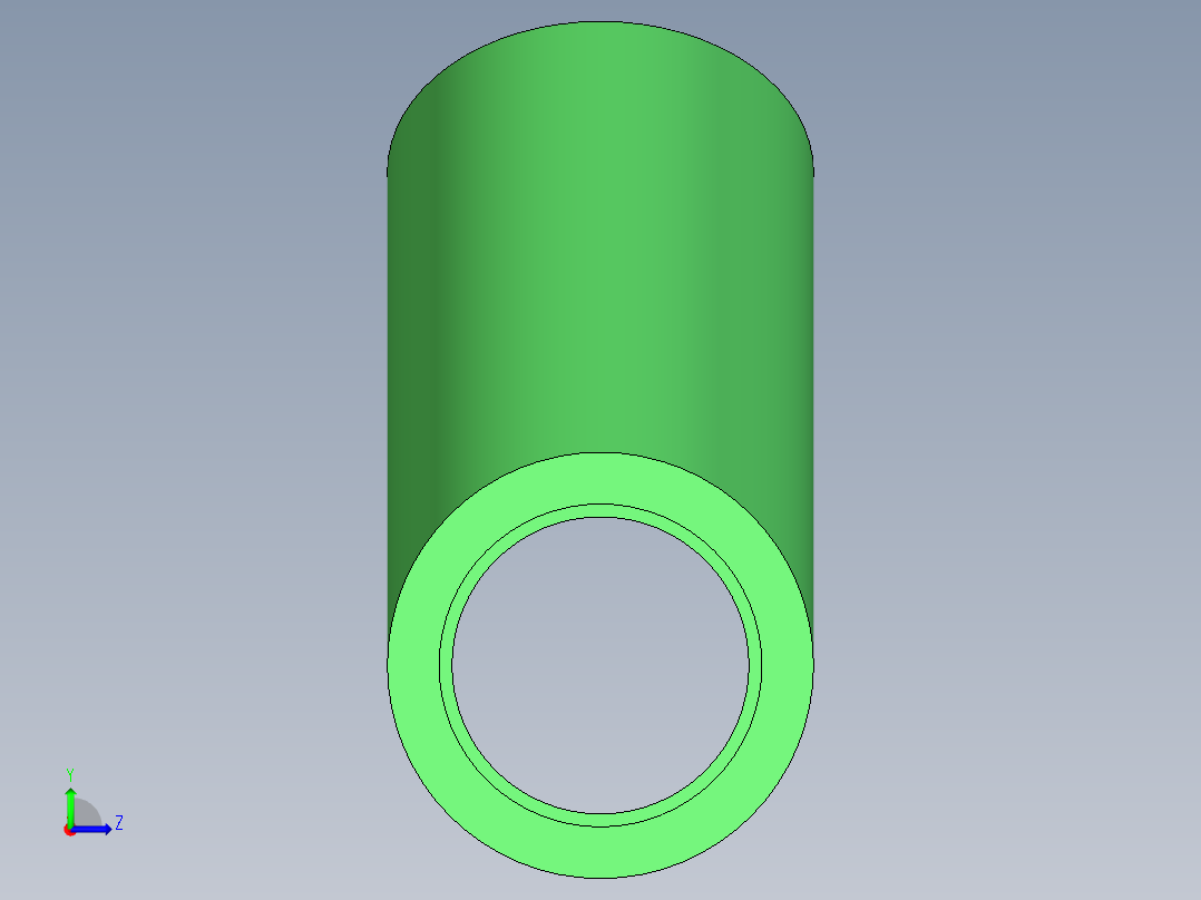 B3004457-三通管左视图
