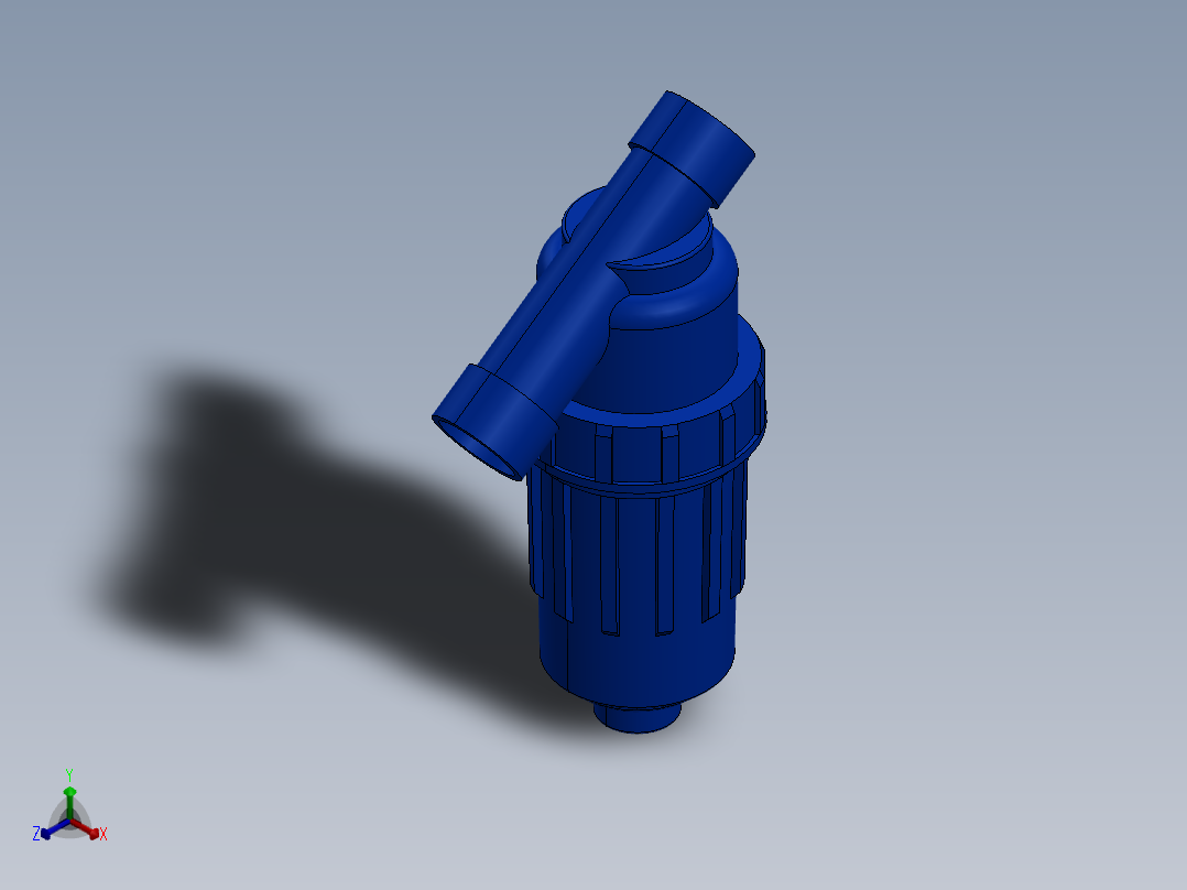 盘式过滤机正等轴测图