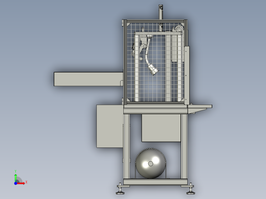 YZ263-000100000水泵壳体右曲轴箱盖压装机机架组件前视缩略图