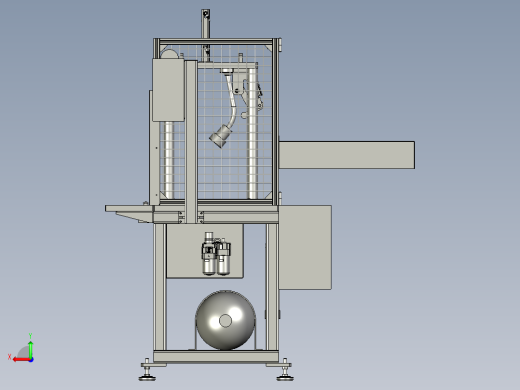 YZ263-000100000水泵壳体右曲轴箱盖压装机机架组件后视缩略图