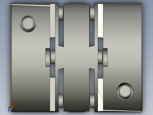 MCSLCWK25-8-10联轴器MISUMI俯视缩略图