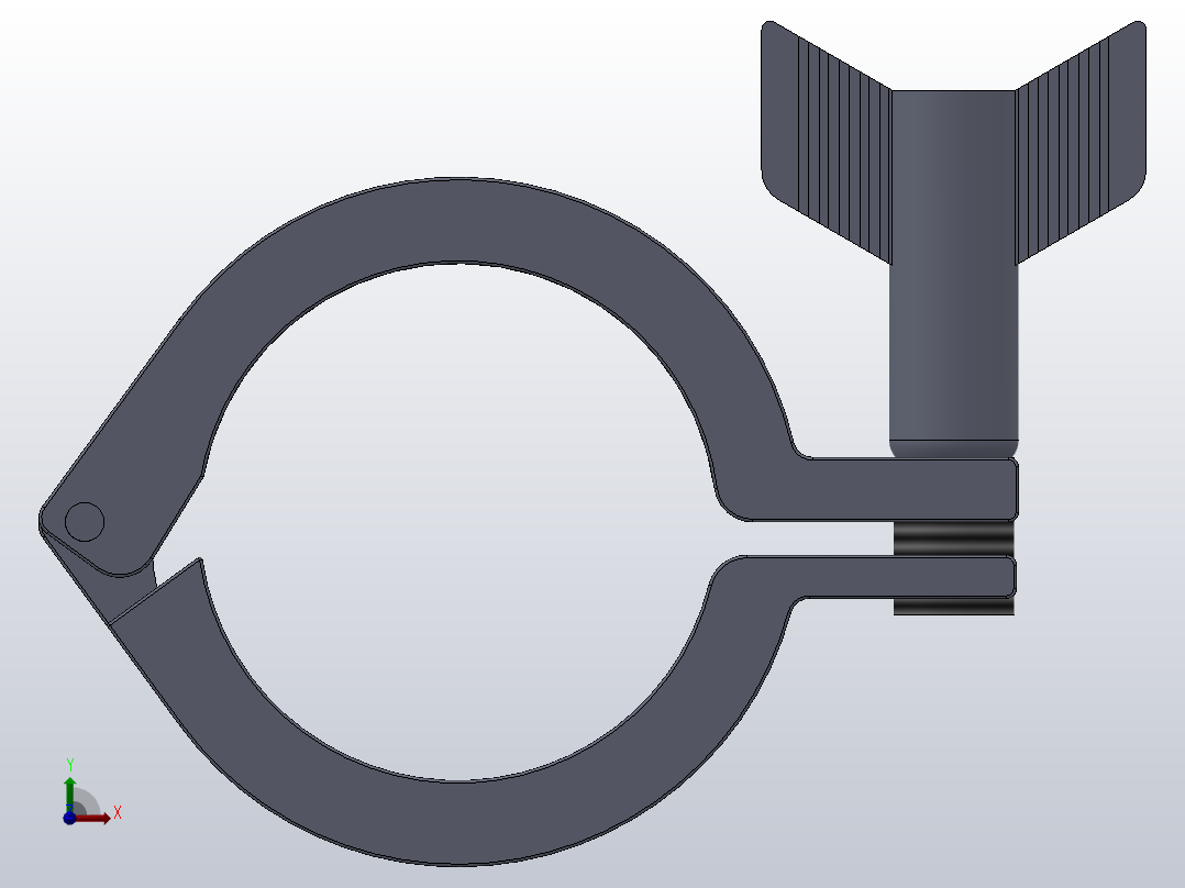 13MHH重型卡箍1513001-000000[1513001 000078]前视图