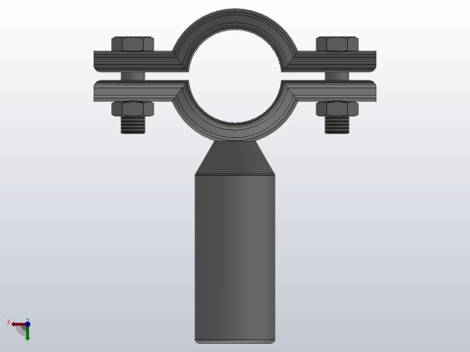 DGA 管架(A型）[DGA-DN20] (2)前视缩略图