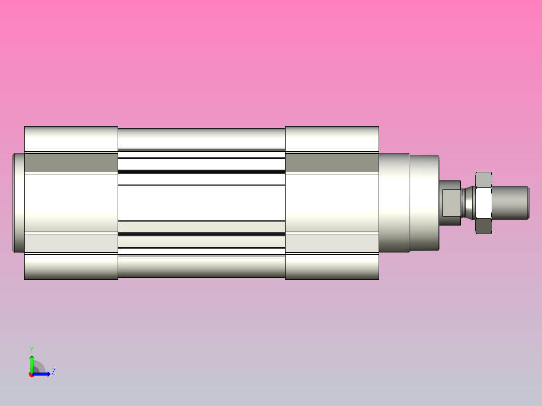 FESTO气缸DSBC-40-20-D3-PPSA-N3---_0_左视图