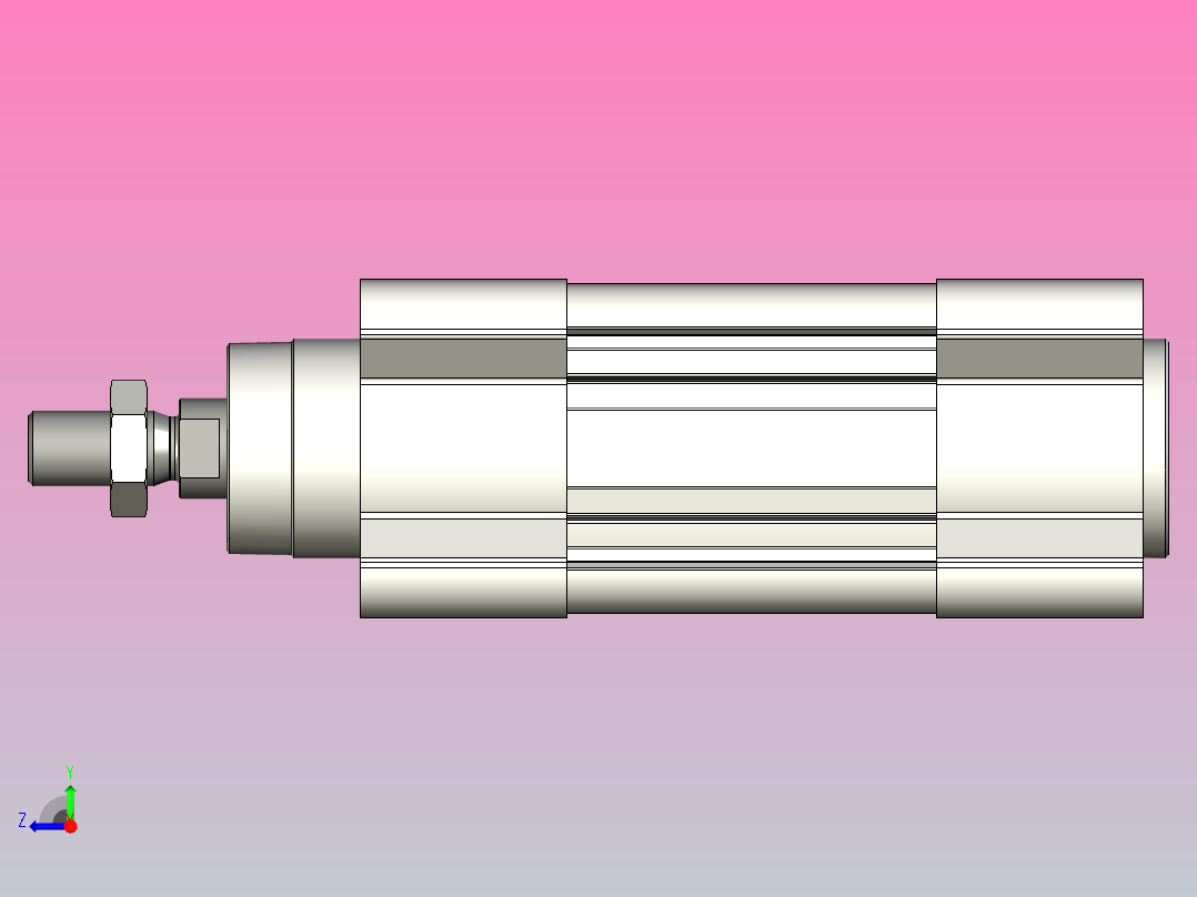 FESTO气缸DSBC-40-20-D3-PPSA-N3---_0_右视图