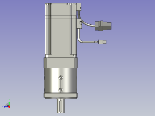 AF90-L1-S2-P2-ECMA-CW0807RS伺服电机加减速器右视缩略图