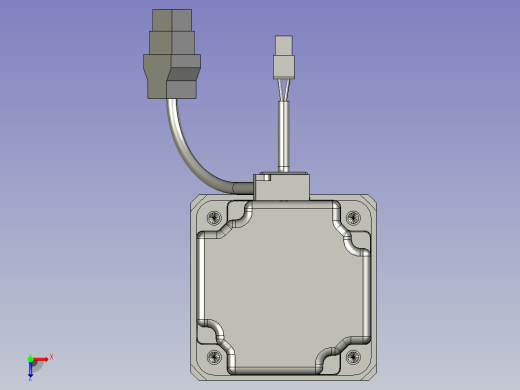 AF90-L1-S2-P2-ECMA-CW0807RS伺服电机加减速器俯视缩略图