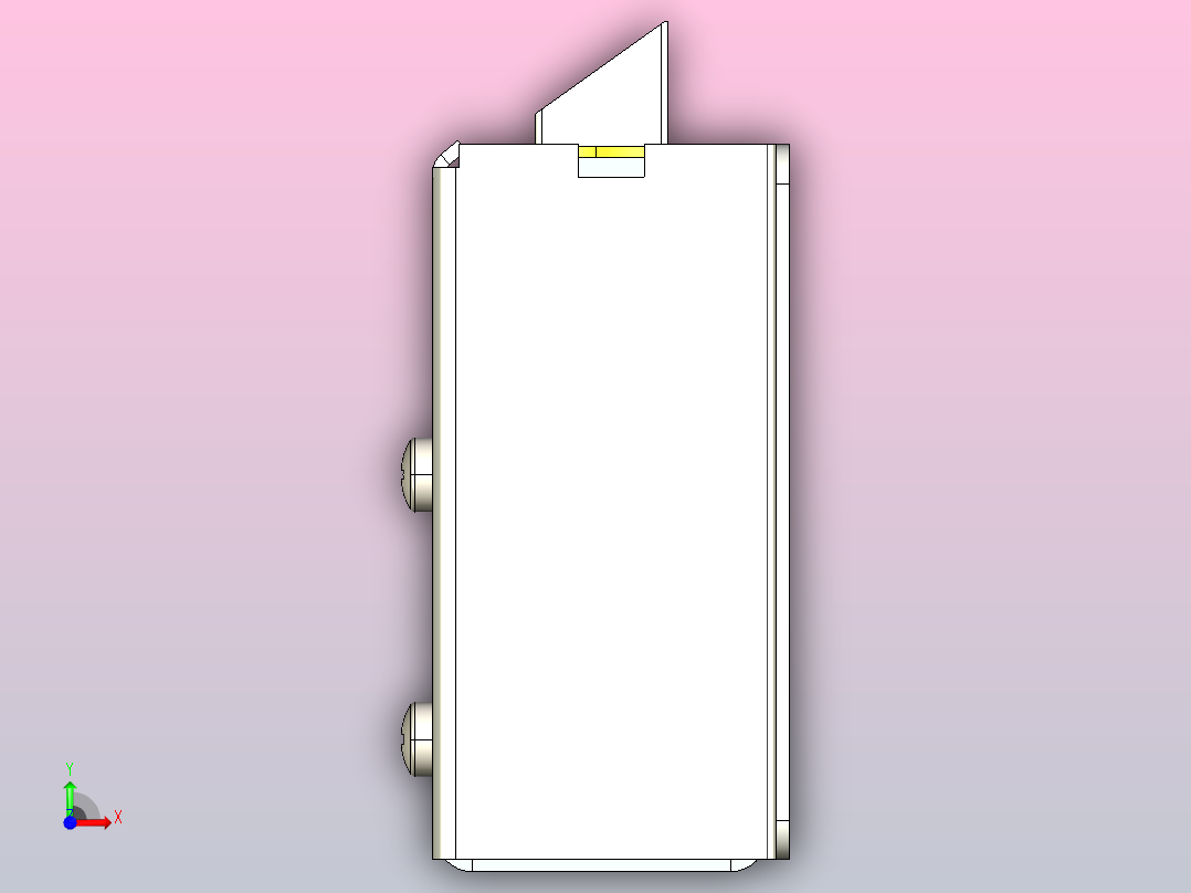 DC 12V螺线管电磁柜门锁电磁锁前视图