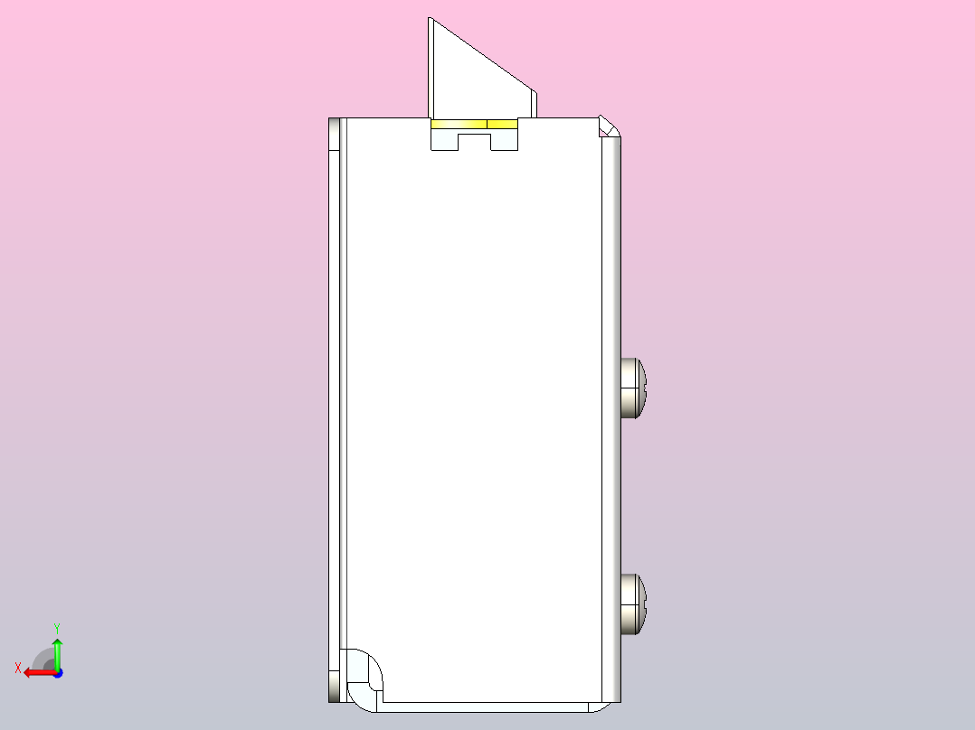 DC 12V螺线管电磁柜门锁电磁锁后视图