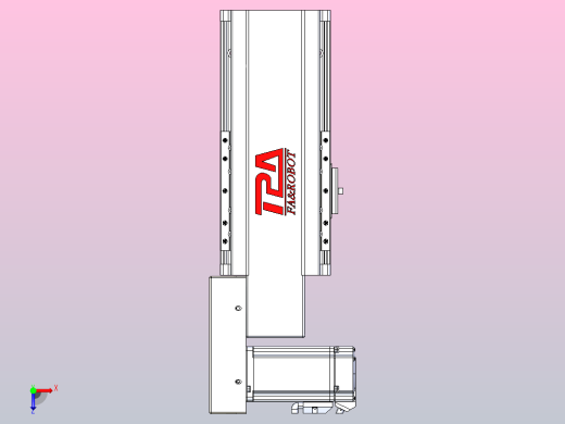 皮带直线轴半封闭可选导轨TPA-HNB-120D-110-L50-ML-C-P40-N3俯视缩略图