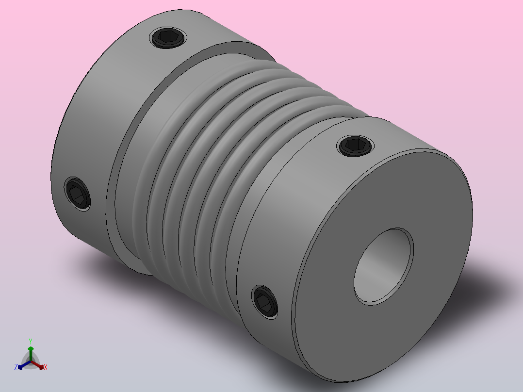 JB-1波纹管联轴器_JB1-32-10-10主视图