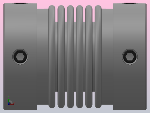 JB-1波纹管联轴器_JB1-32-10-10前视缩略图